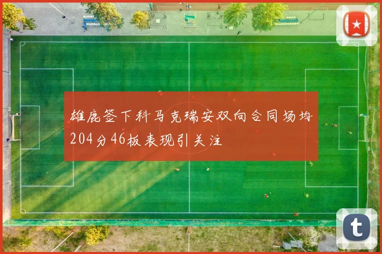 雄鹿签下科马克瑞安双向合同场均204分46板表现引关注